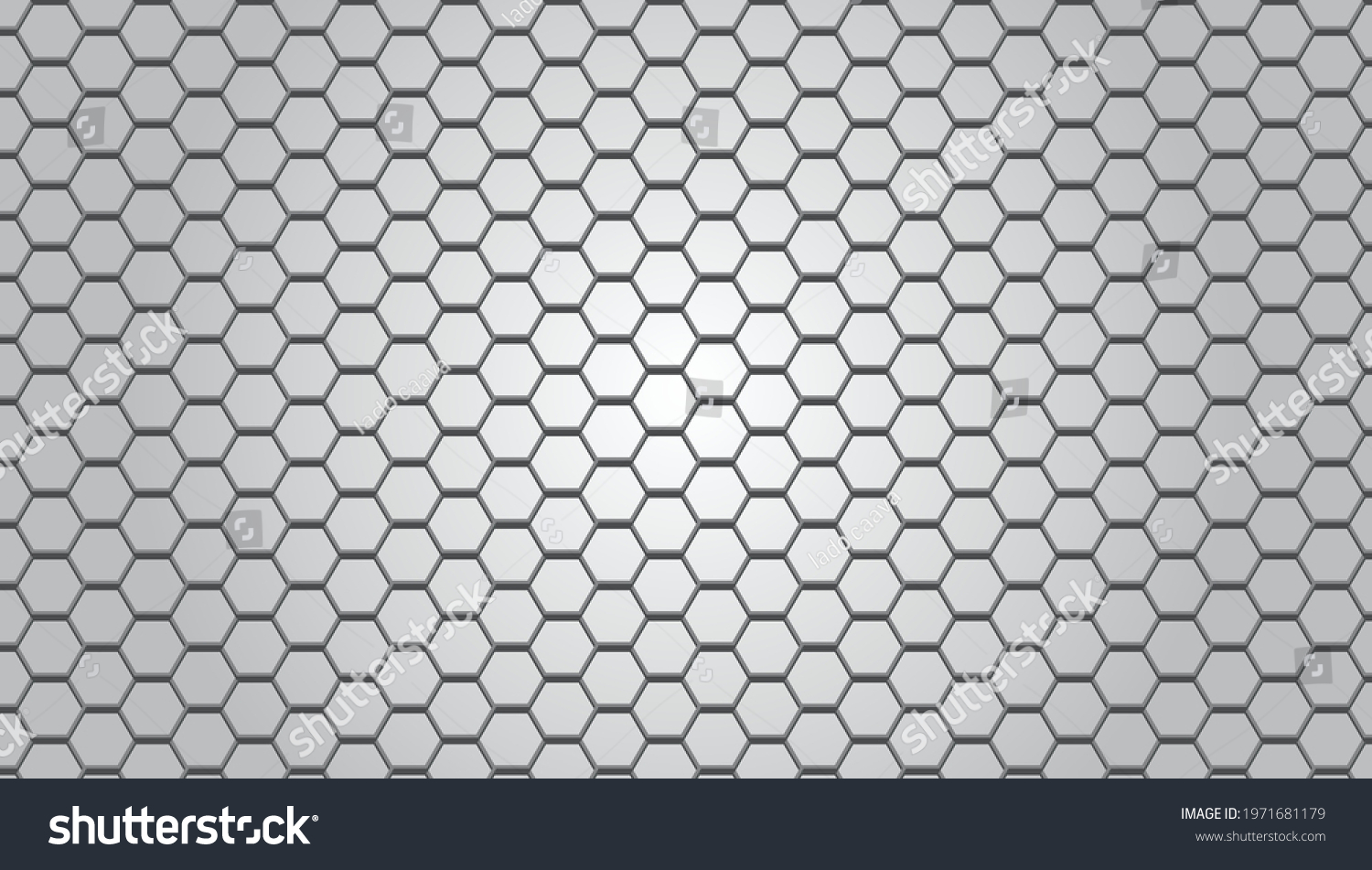 Seamless Texture Gray Hex Grid On Stock Vector (Royalty Free ...