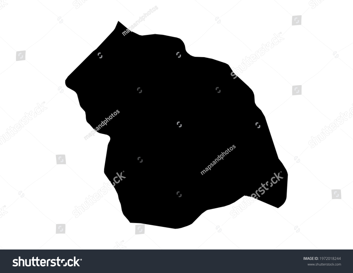 Fully Editable Detailed Vector Map Floresdepartamento Stock Vector ...