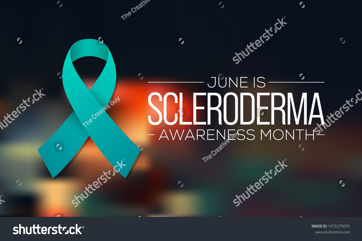 Scleroderma Awareness Month Observed Every Year Stock Vector (Royalty
