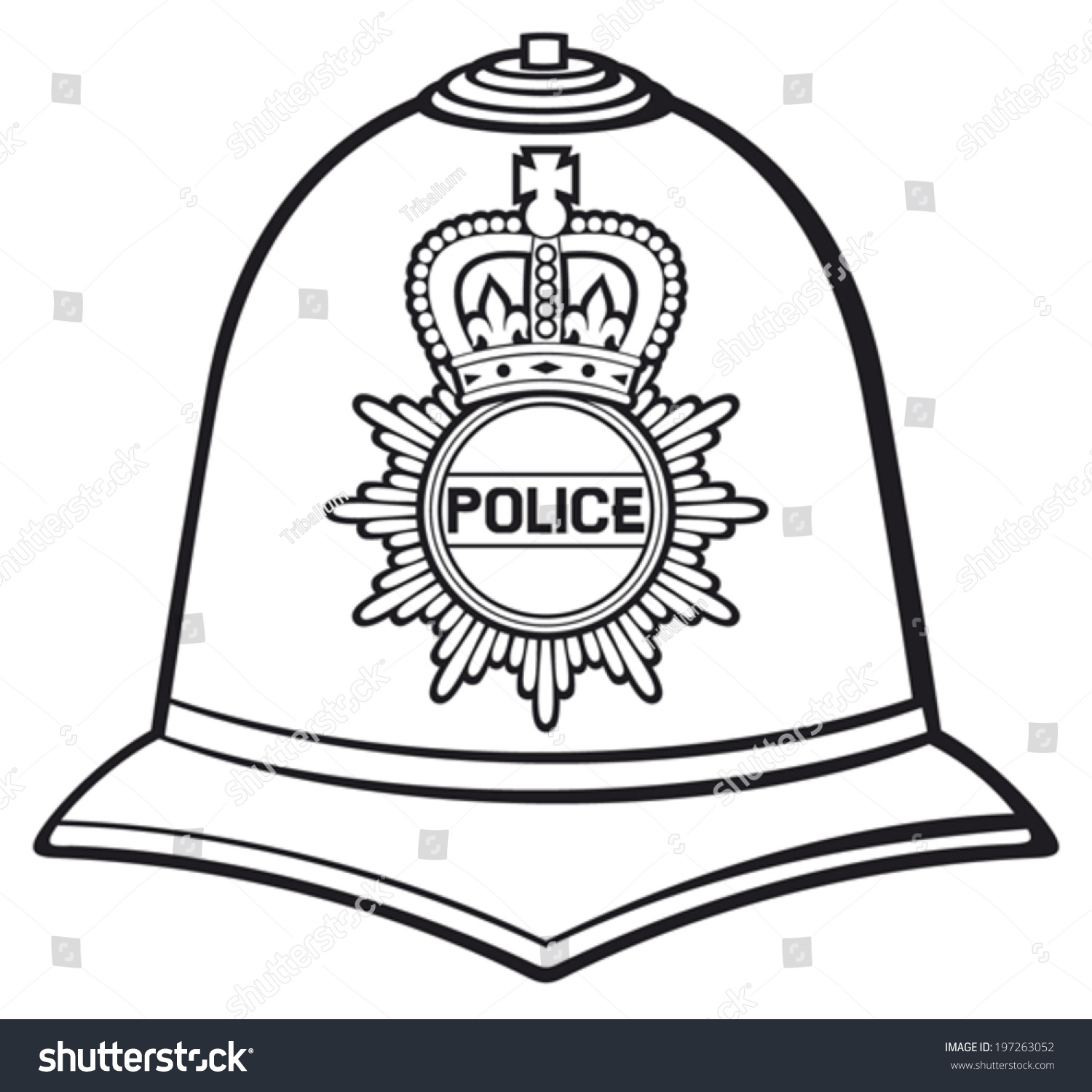 bobby police hat