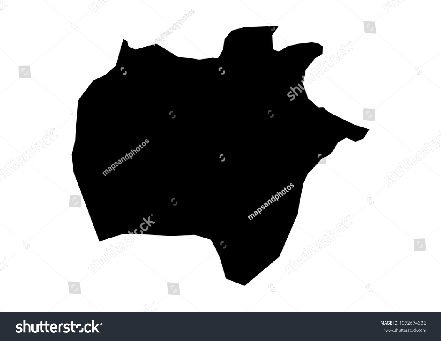 Fully Editable Detailed Vector Map Ekitiekiti Stock Vector (Royalty ...