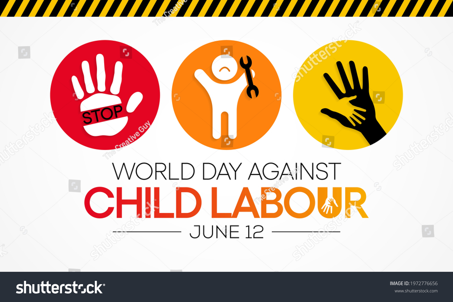 World Day Against Child Labour Wdacl Stock Vector (Royalty Free ...