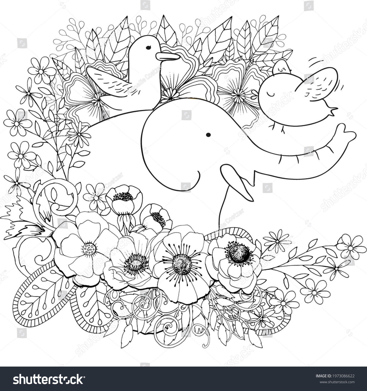 10 Animal and Flowers Printable Coloring Pages to Unleash Your Inner Artist