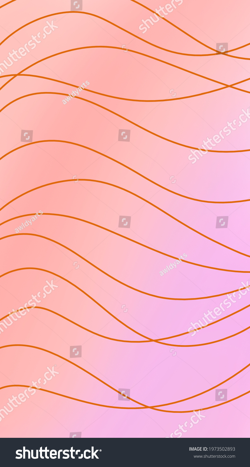 Digital Illustration Cute Pastel Wallpaper Nude Stock Illustration Shutterstock