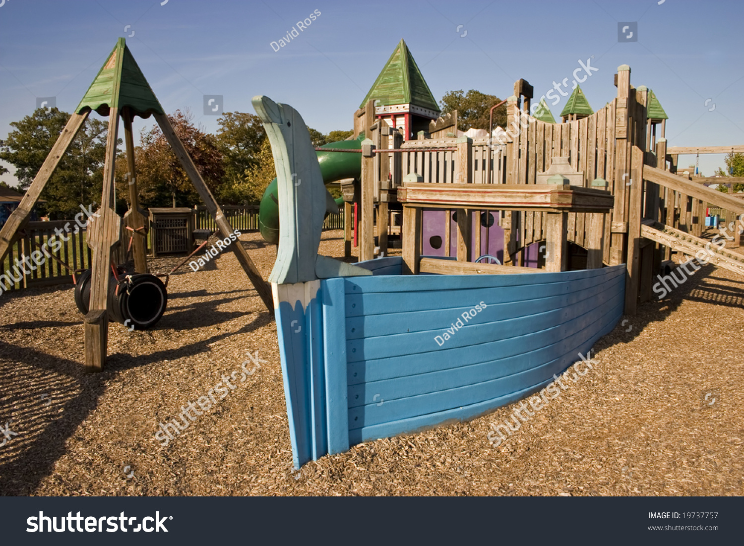 wooden childrens climbing structures