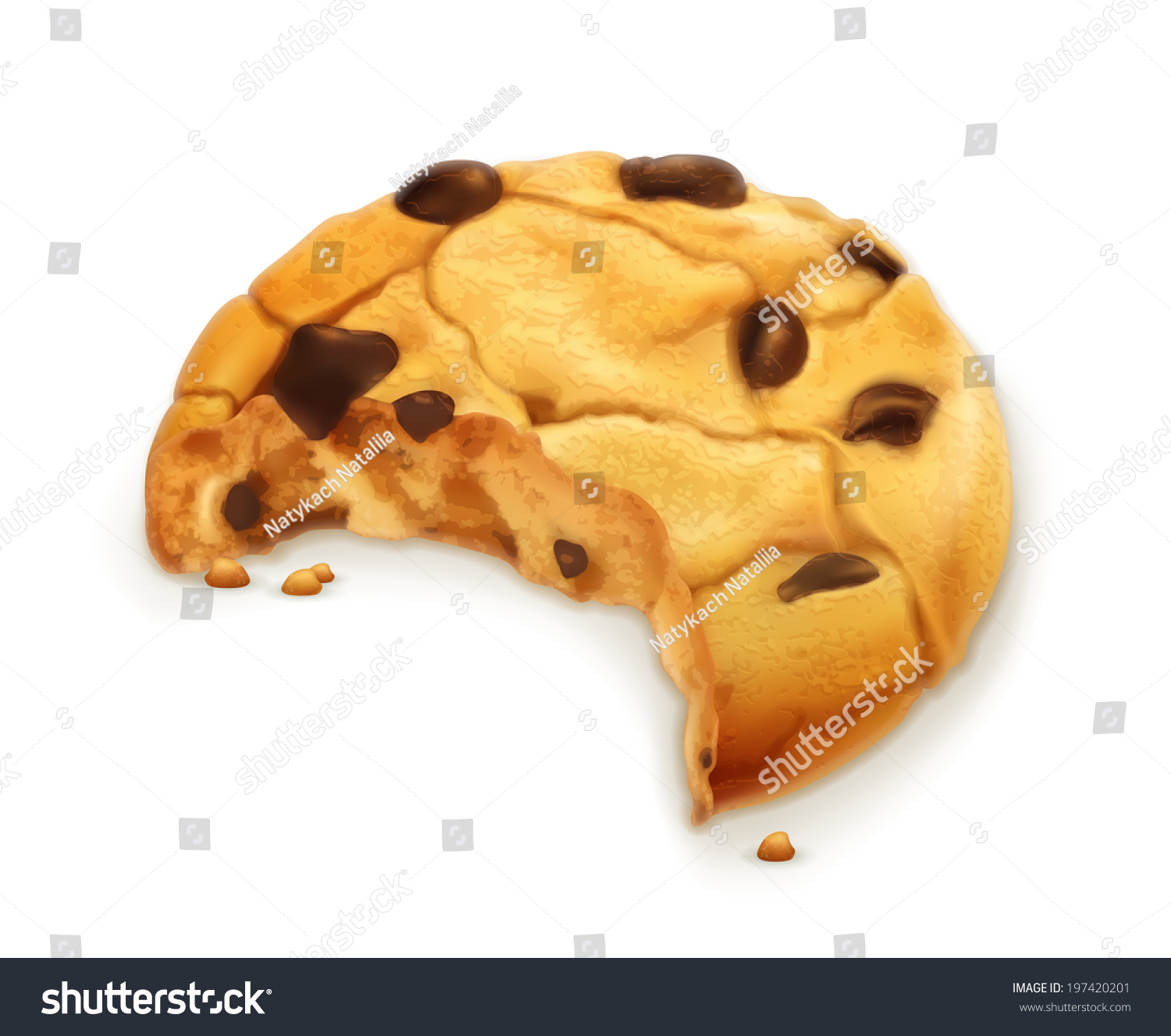 abc bakers cookie clipart bite