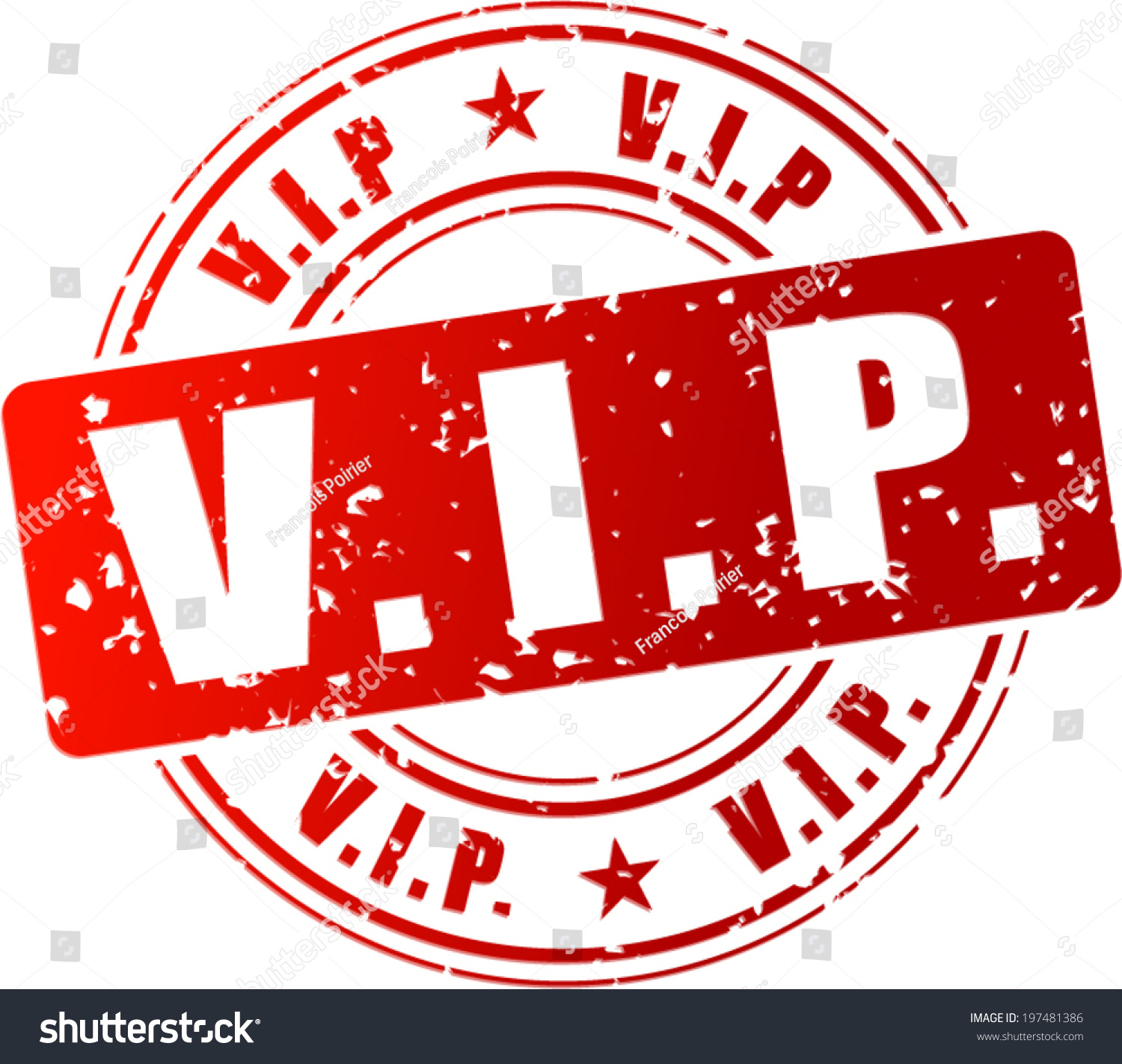 Vector Illustration Red Vip Stamp Icon Stock Vector Royalty Free Shutterstock