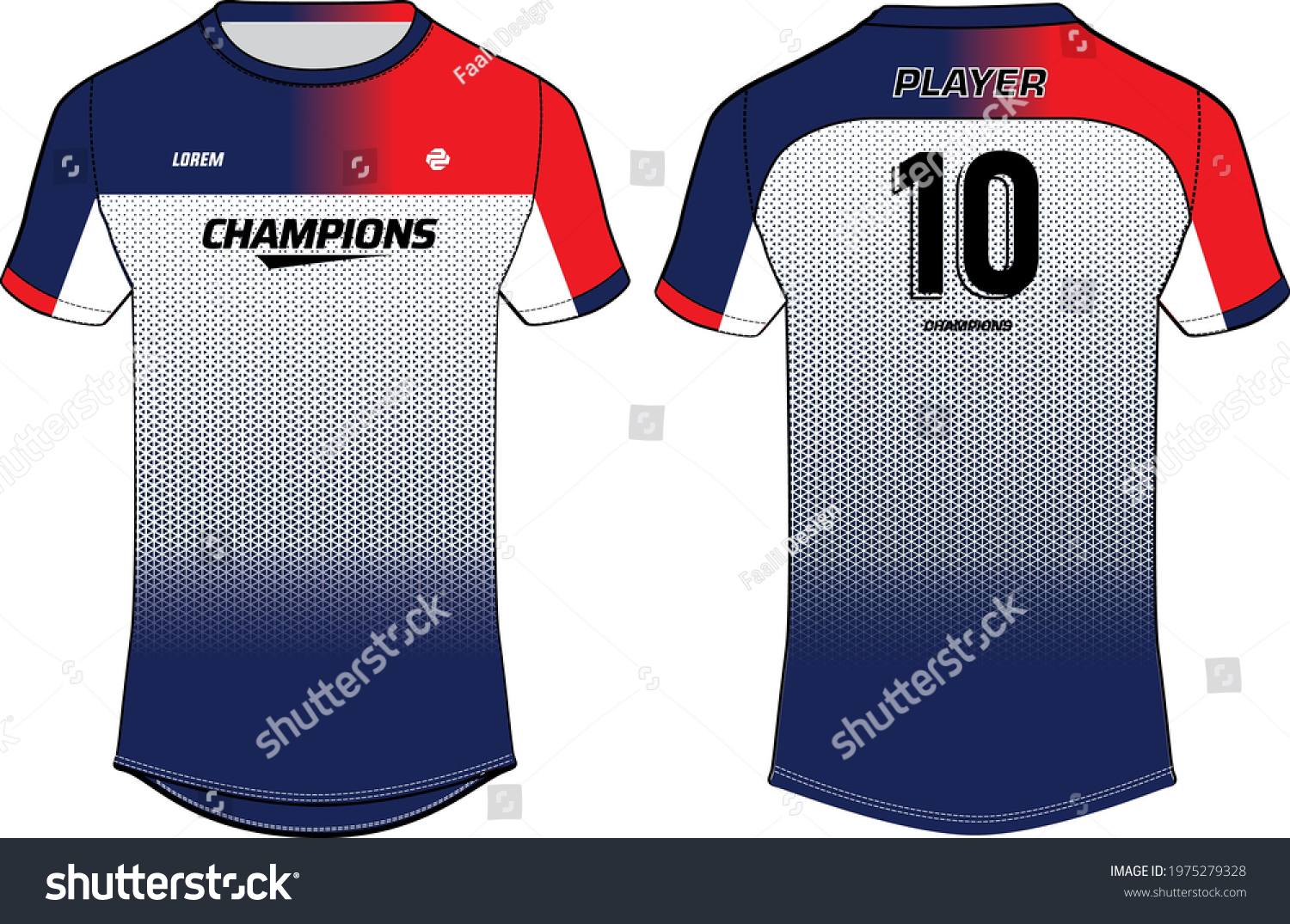 Sports Jersey T Shirt Design Concept Stock Vector (Royalty Free ...