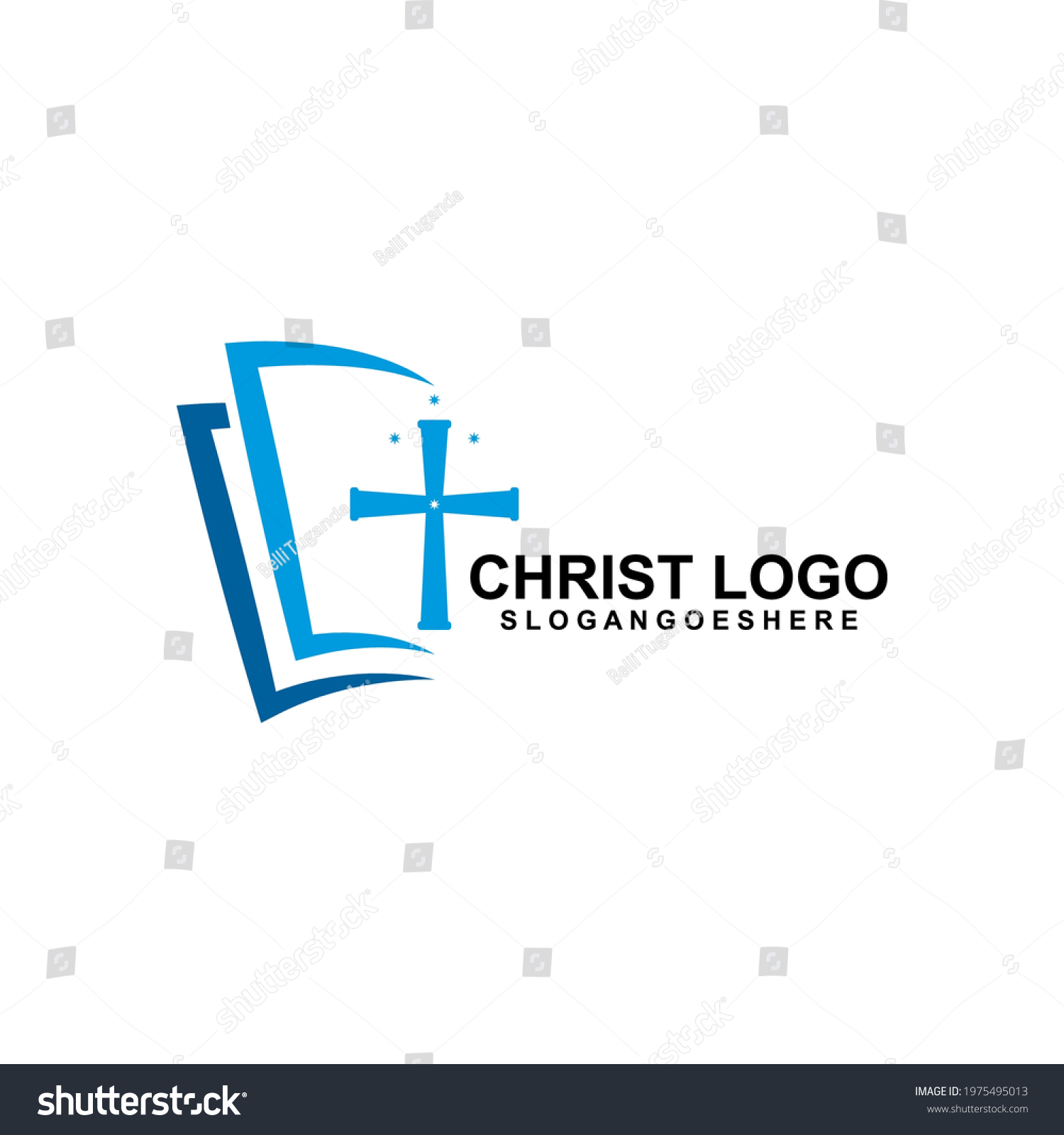 Church Logo Template Design Vector Illustration Stock Vector (Royalty ...