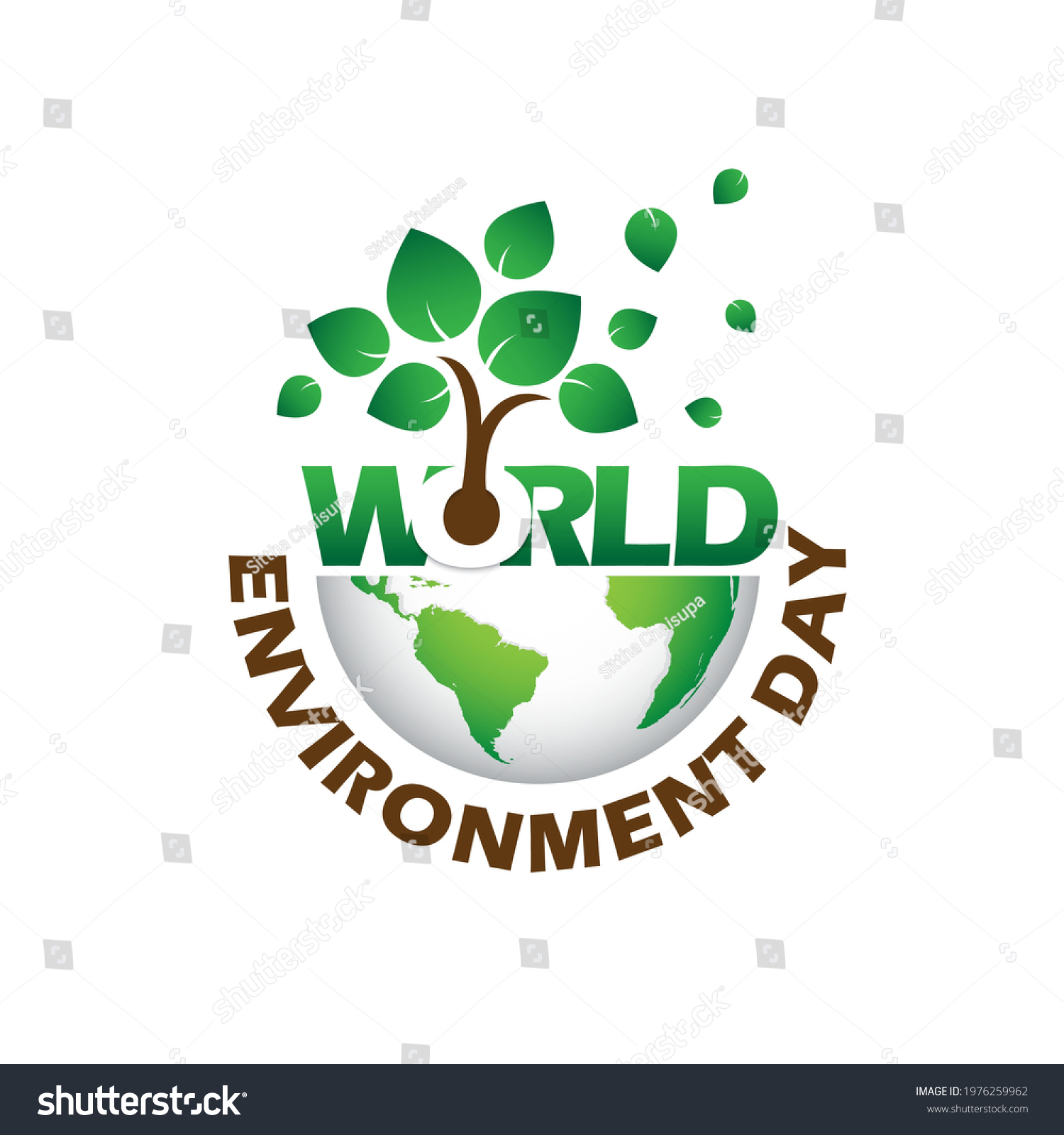 Hand Draw World Environment Day On Stock Vector (Royalty Free ...