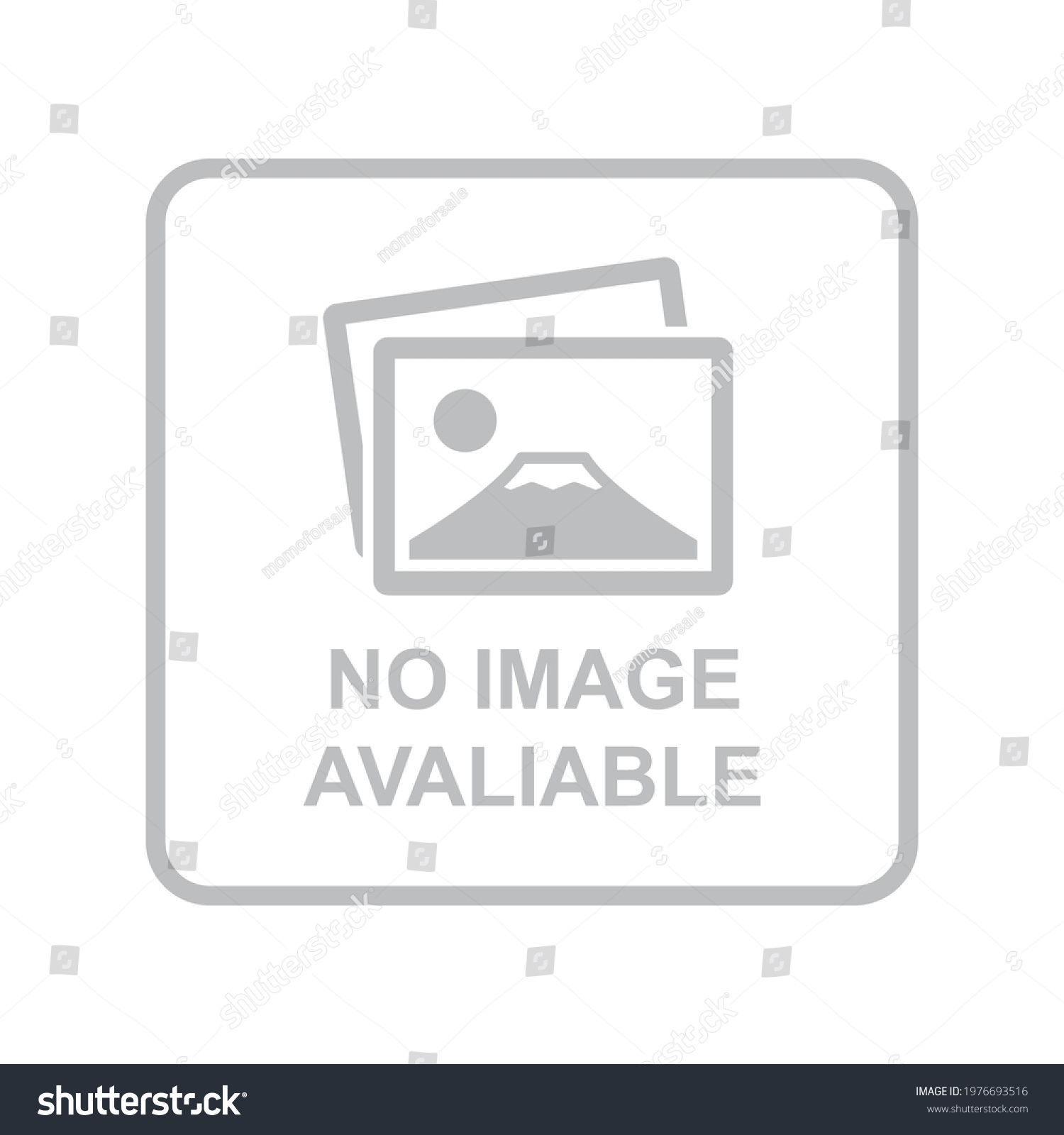 No Image Available Sign Isolated On Stock Vector (Royalty Free ...