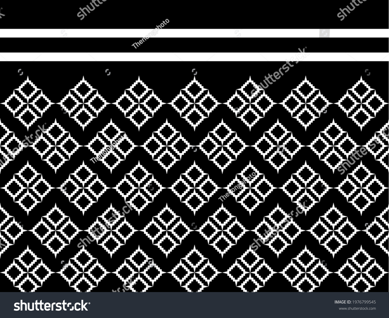 White Diamond Black Background Stock Vector (Royalty Free) 1976799545 ...