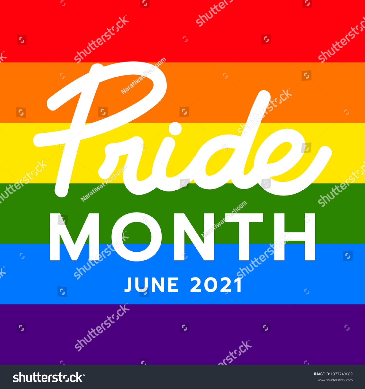 Pride Month June 2021 Lgbt Symbols Stock Vector (Royalty Free ...