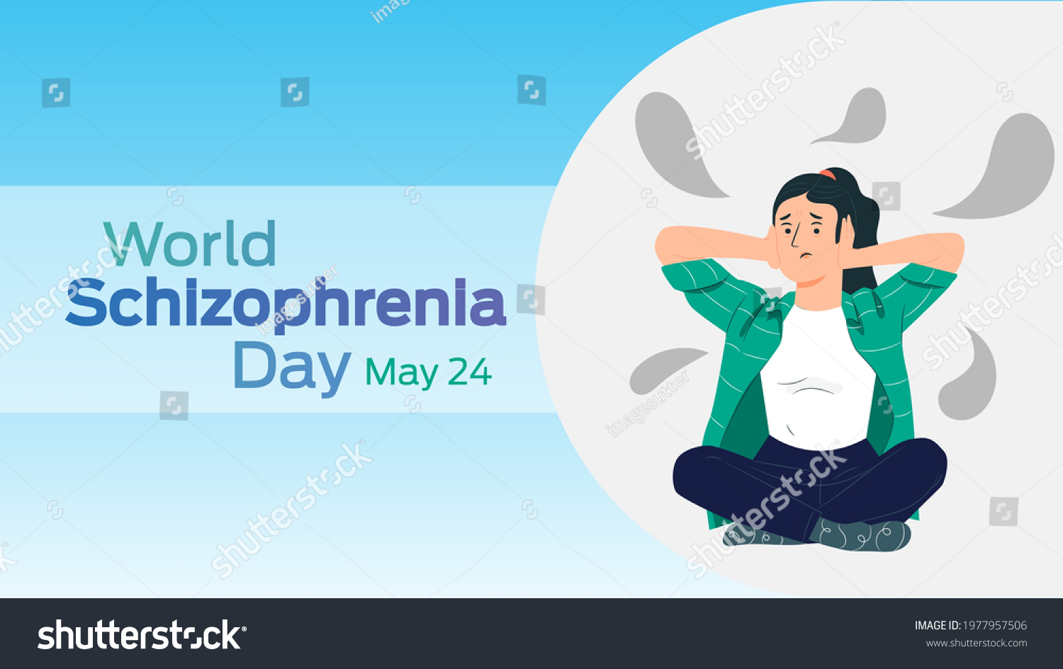 World Schizophrenia Day On May 24 Stock Vector (Royalty Free