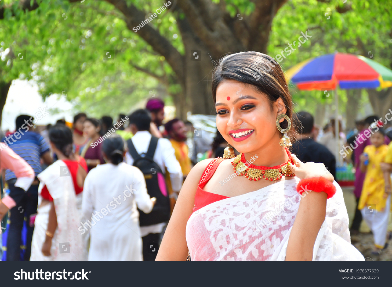 Beautiful Bengali Model Outdoor Photoshoot Stock Photo Shutterstock
