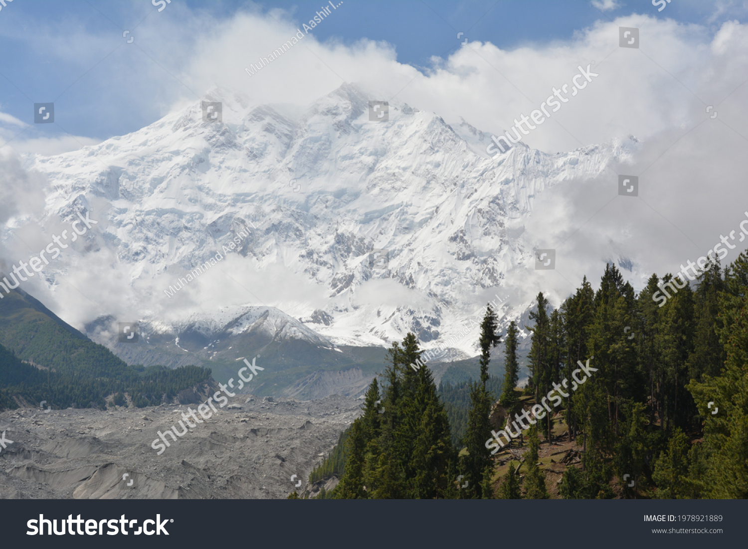 Front View Nanga Parbat Killer Mountain Stock Photo Shutterstock