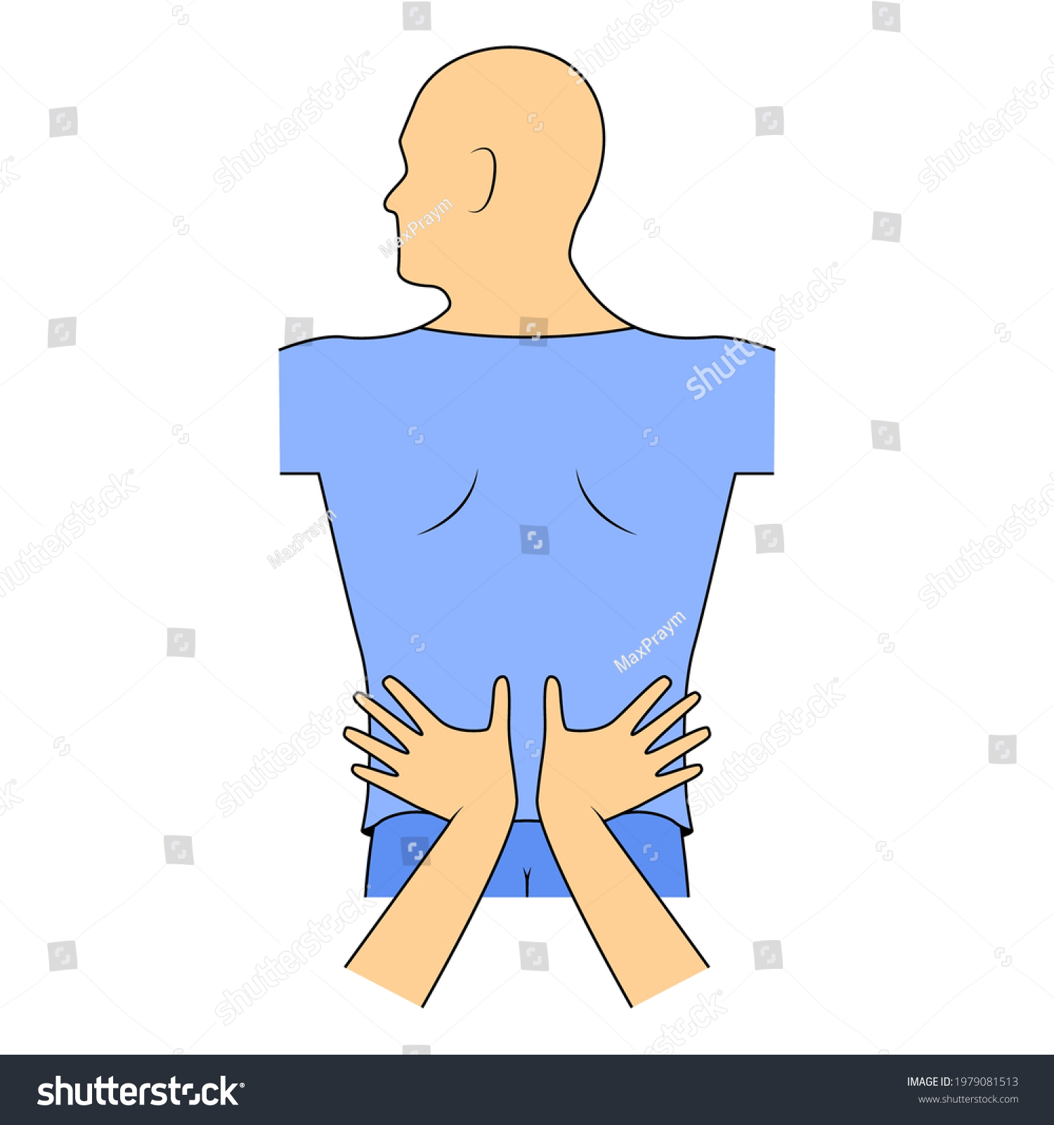 Massage Yumeiho Therapy Instructions Performing Massage Stock Vector ...