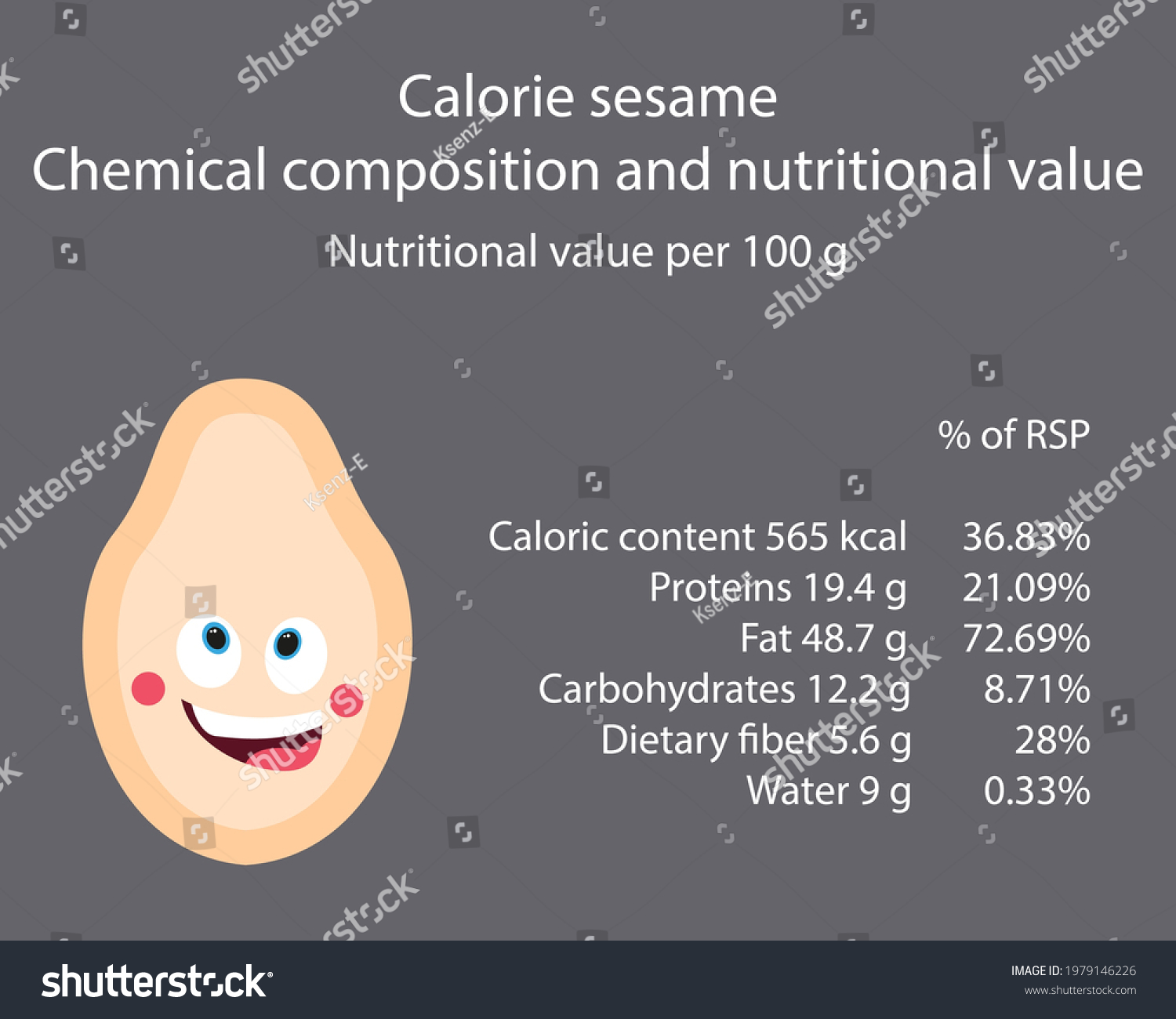 little sesame calories