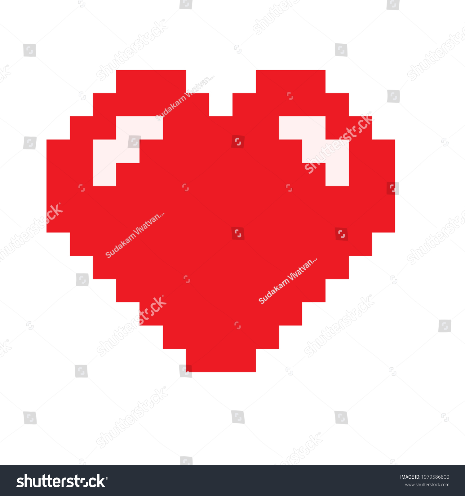 Pixel Art Background Love Art Background Stock Vector (Royalty Free ...