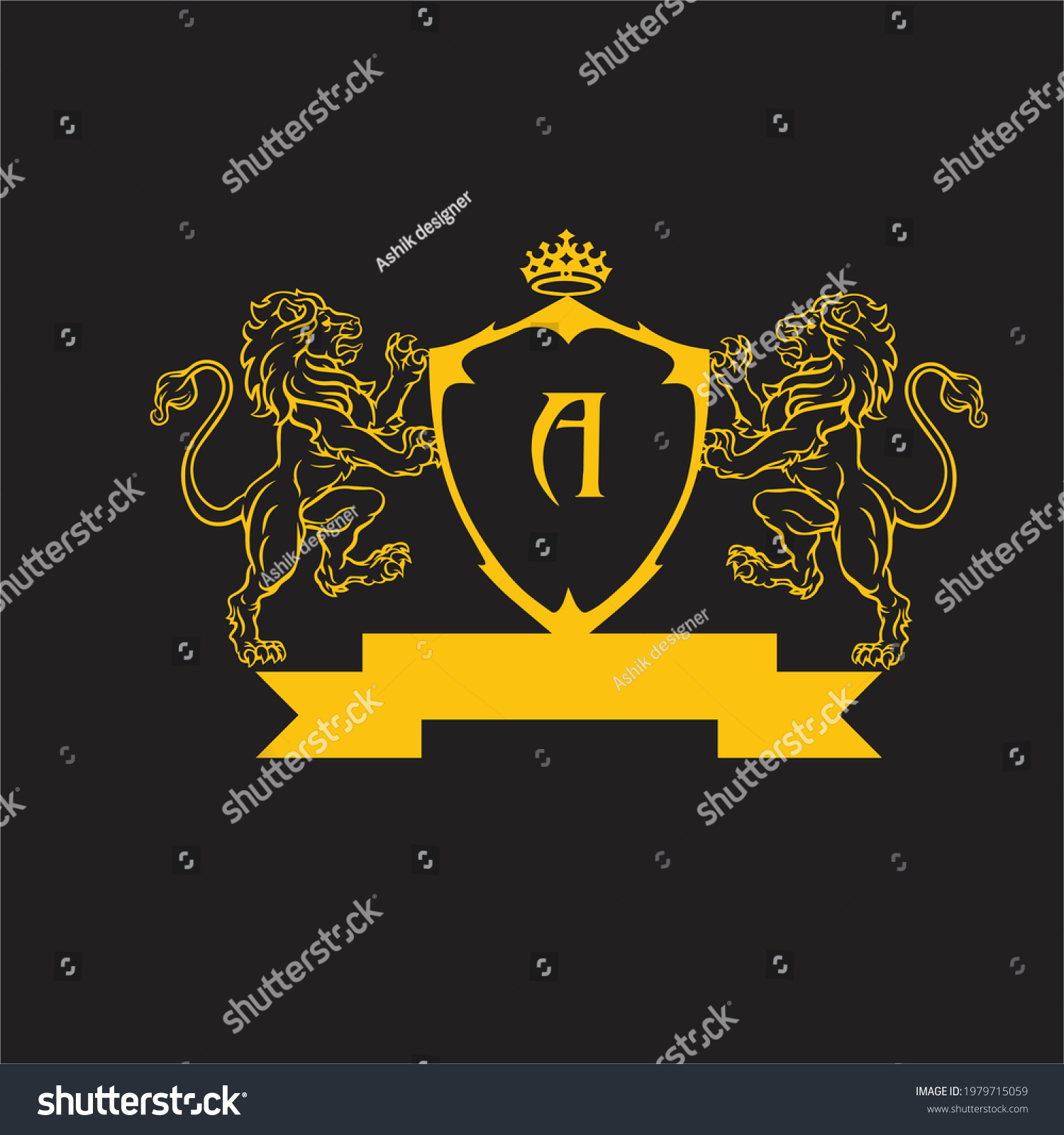 Family Search Discover Your Family Crest Stock Vector (Royalty Free ...