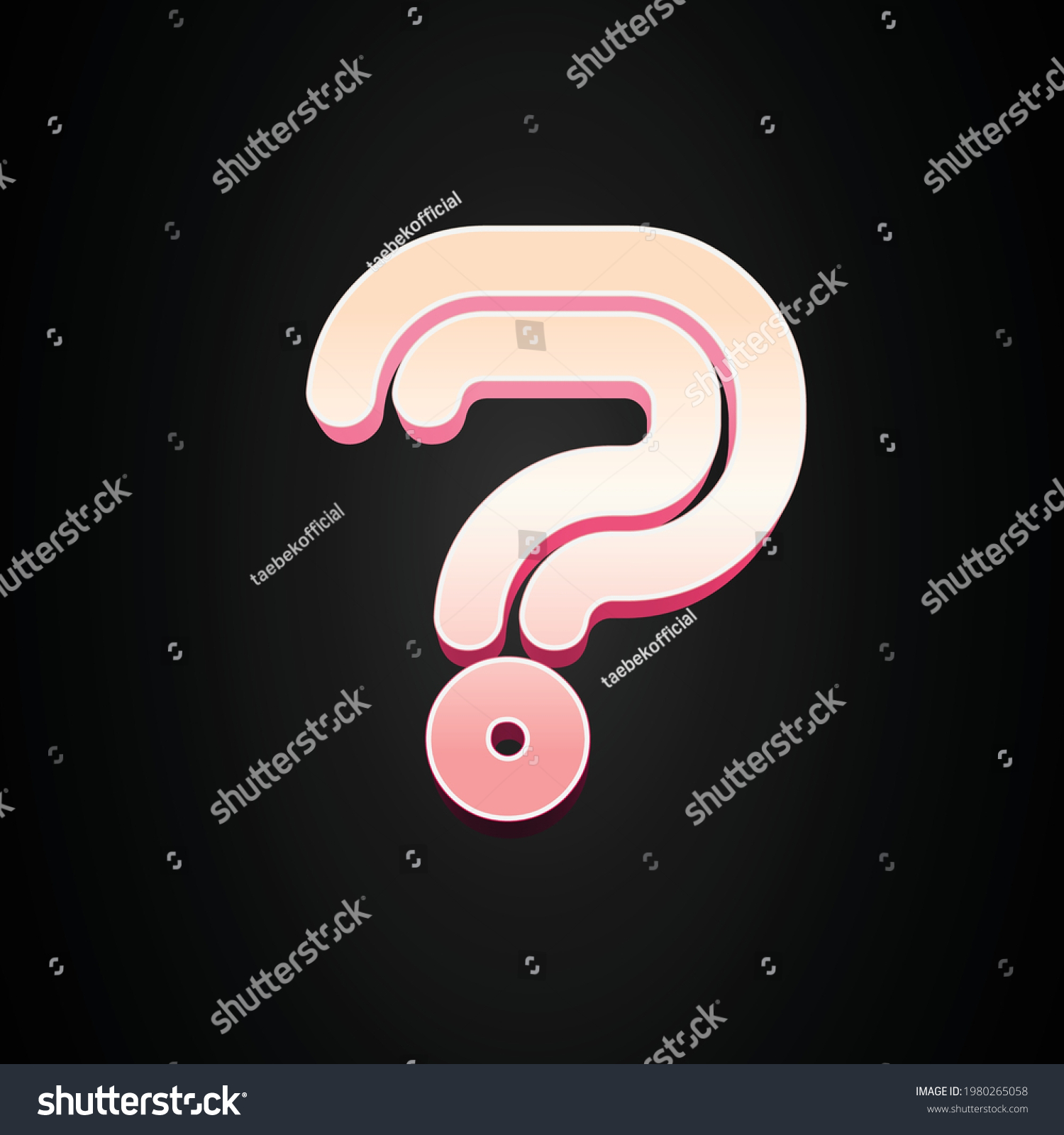 Question Mark Symbol Design Vector Stock Vector (Royalty Free ...