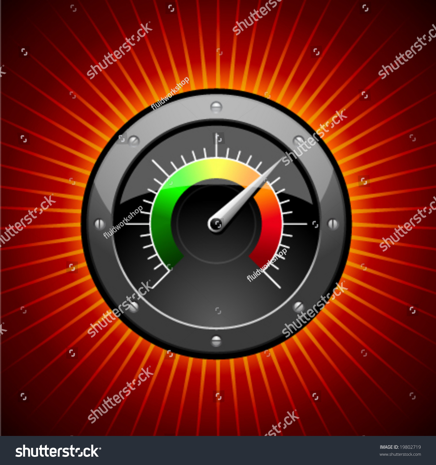 Vector Speedometer Symbol Stock Vector (Royalty Free) 19802719 ...