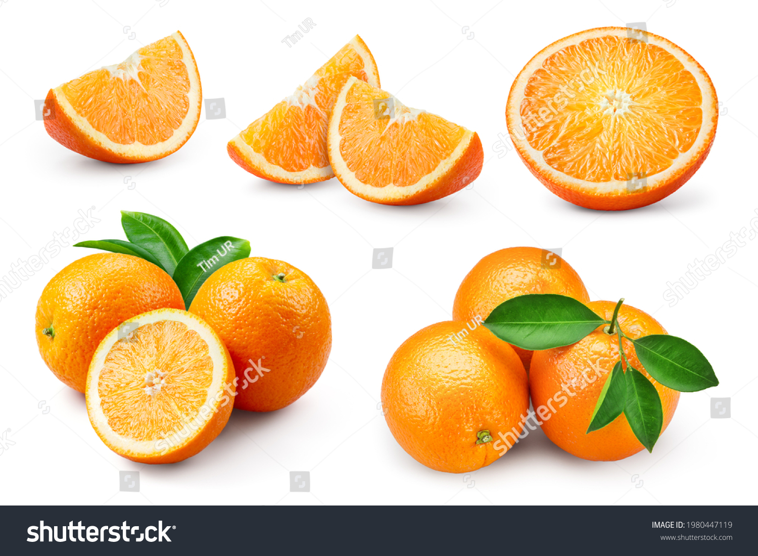 Orang Fruit Isolate Orange Leaves Isolated Stock Photo 543103645 | Shutterstock