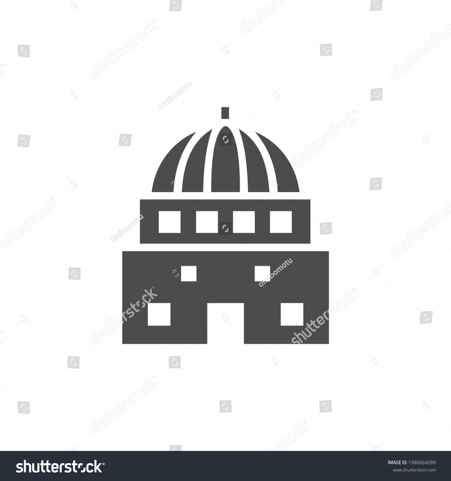 Ballroom Icon Black White Vector Graphic Stock Vector (Royalty Free ...