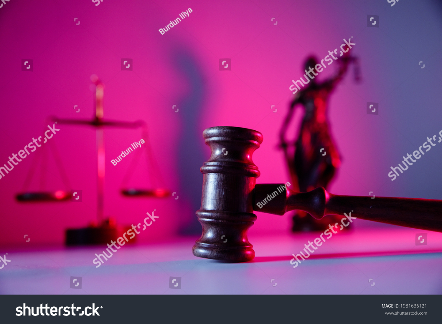 Judge Gavel Lady Justice Scales On Stock Photo 1981636121 | Shutterstock