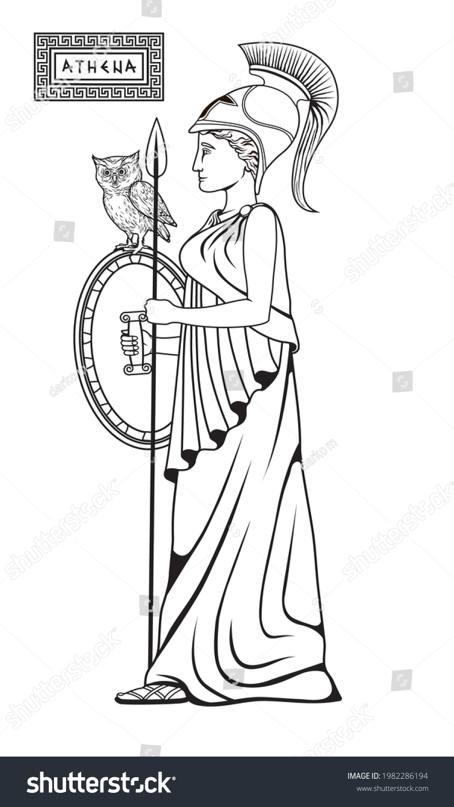 greek god athena symbol
