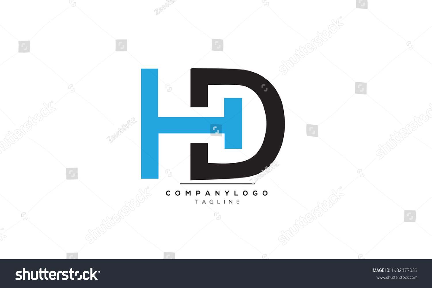 Alphabet Letters Initials Monogram Logo Hd Stock Vector (Royalty Free ...