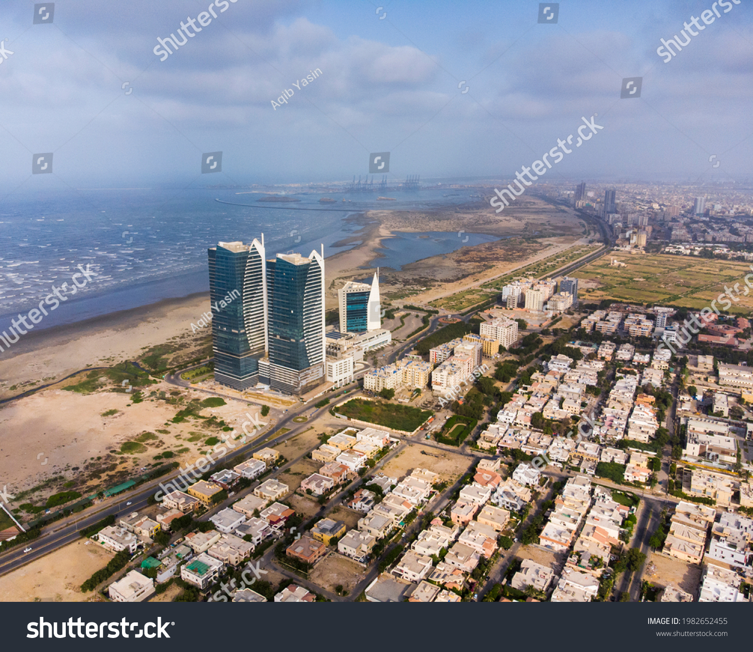Karachi Pakistan 2021 Cityscape Landmarks Karachi: стоковые изображения в H...