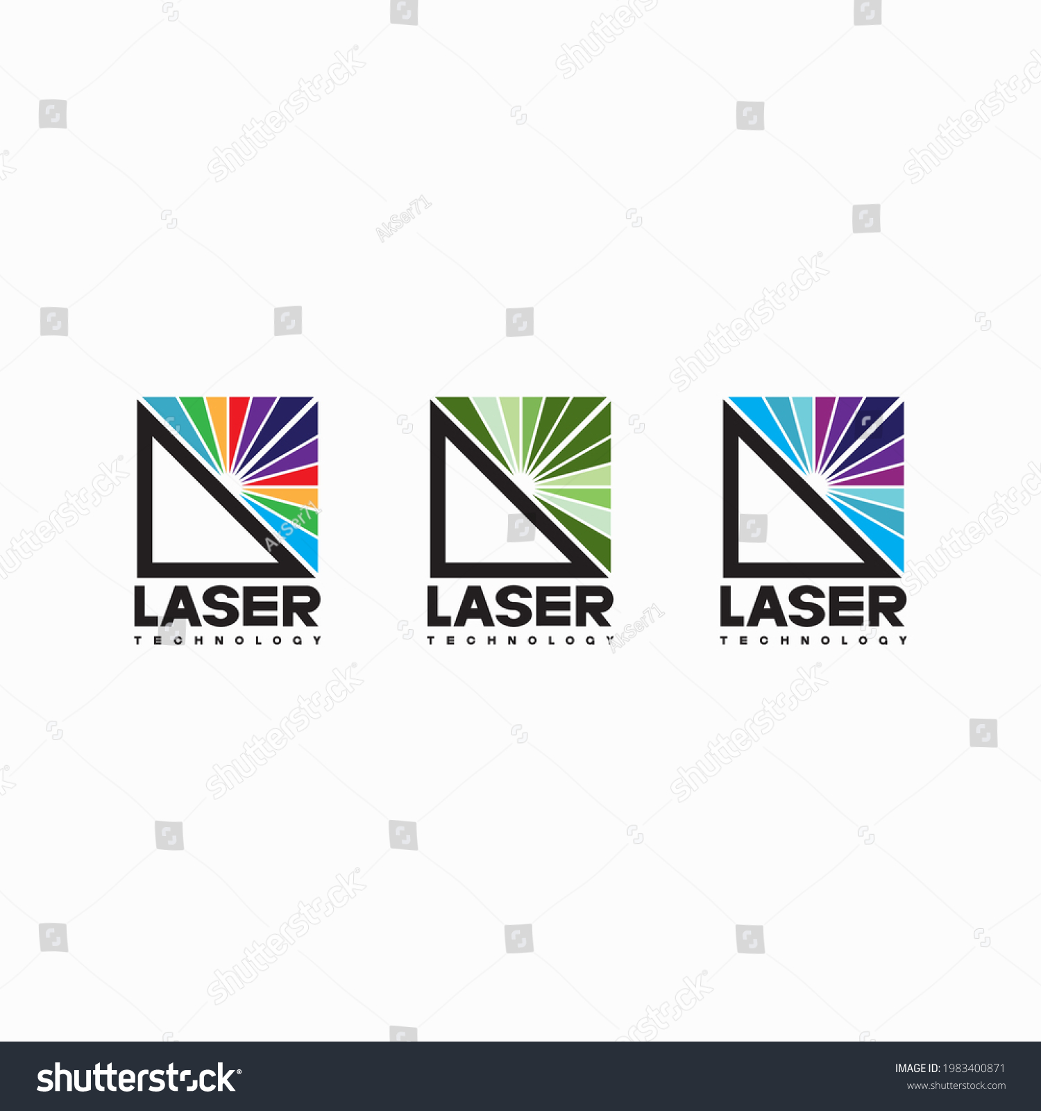 Illustration Consisting Schematic Image Prism Through Stock Vector ...