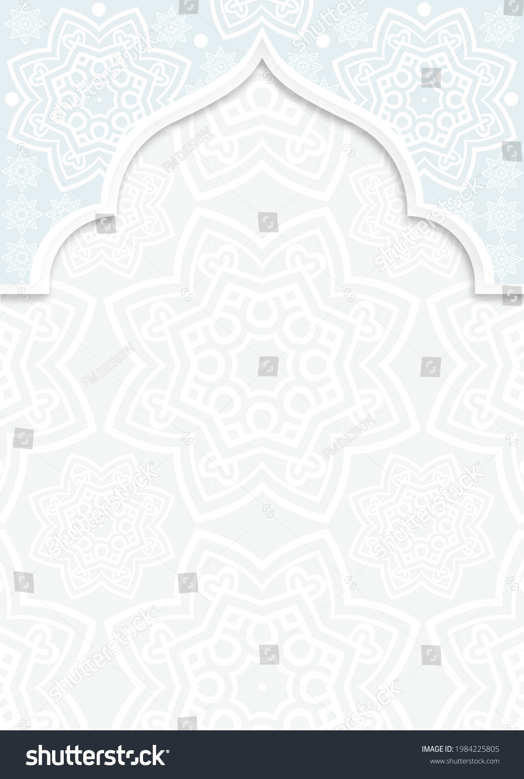 Frame Islamic Islamic Background Design Islamic Stock Illustration ...