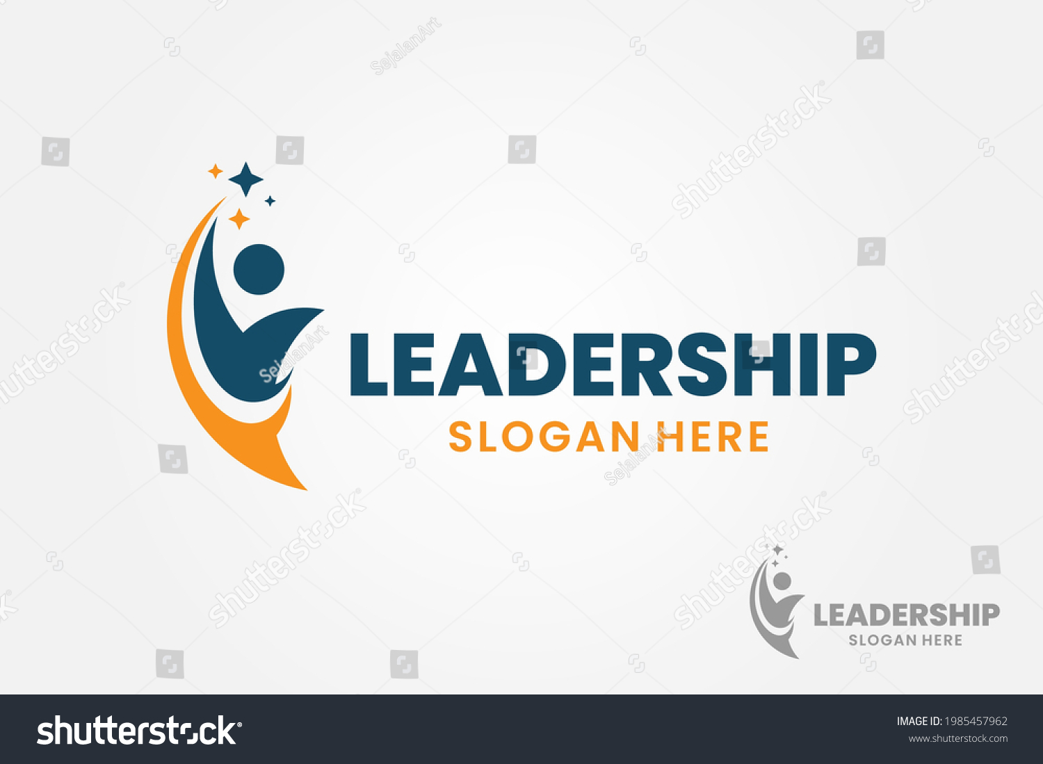 Success People Logo Template Design Leadership Stock Vector (Royalty ...