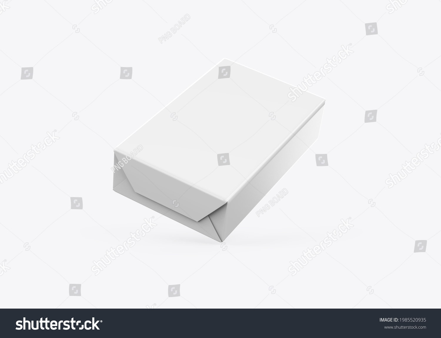 Soap Butter Block Wrap Box Mockup Stock Illustration 1985520935 ...