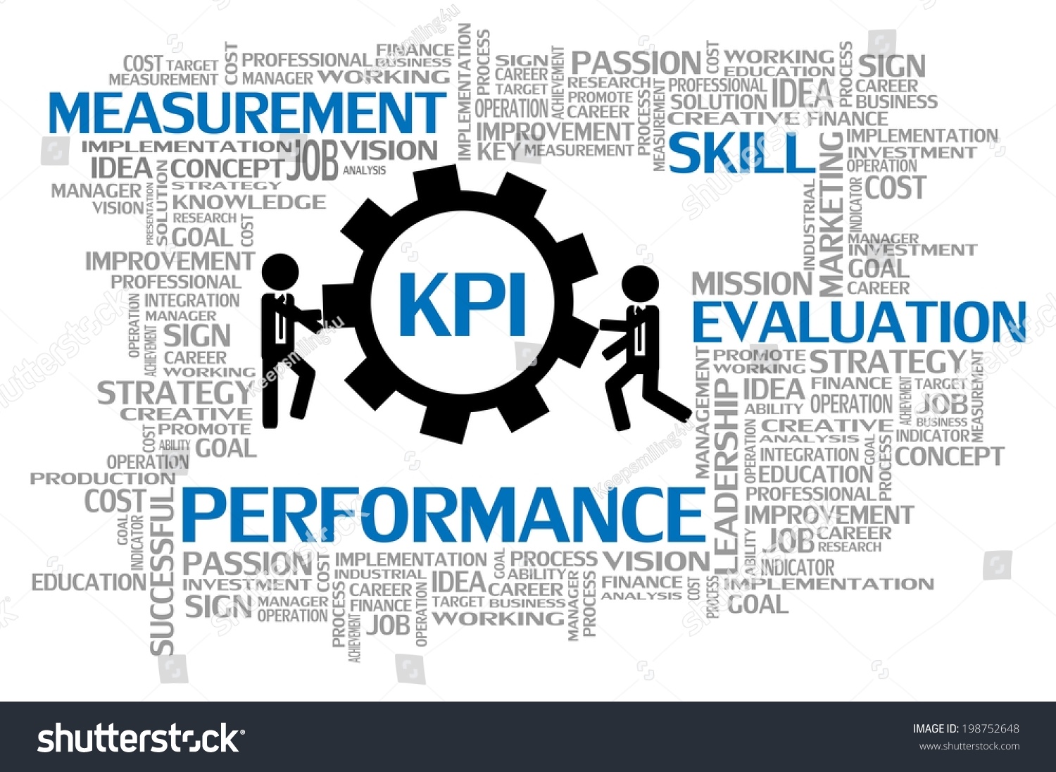 Key Performance Indicator Kpi Business Concept Stock Vector (royalty 