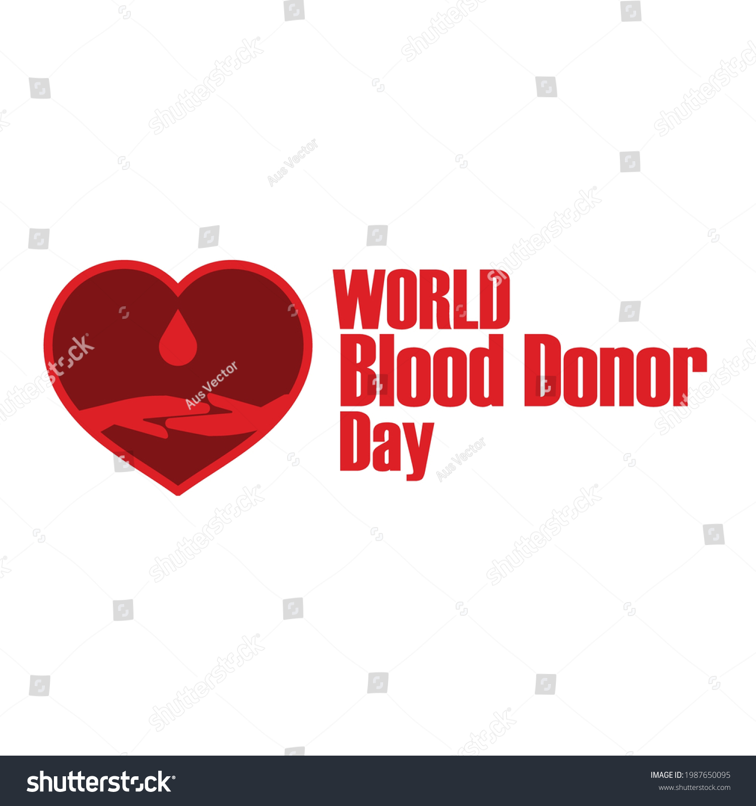 World Blood Donor Day Greeting Card Stock Vector (Royalty Free ...