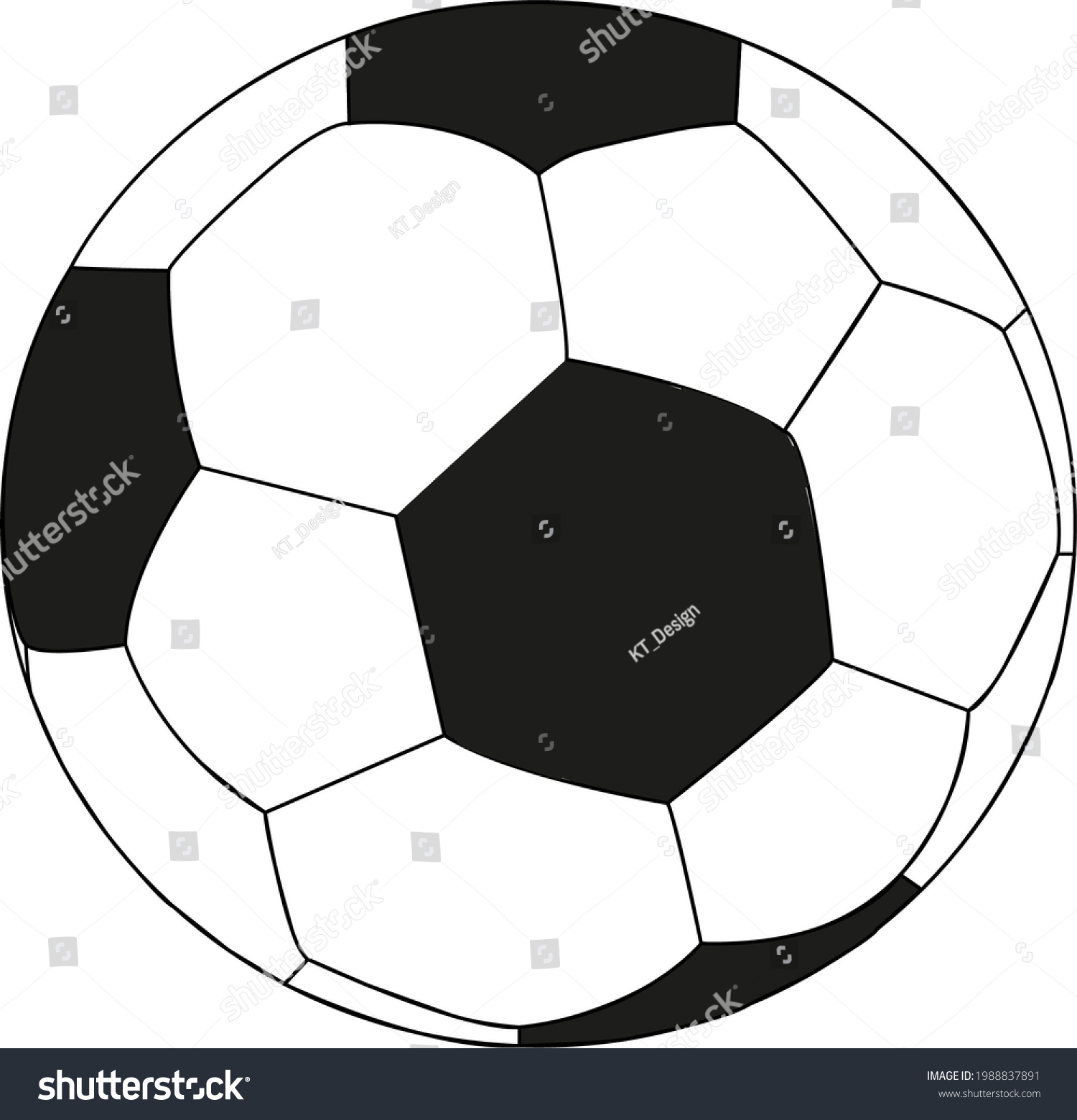 Black White Football Goal Stock Illustration 1988837891 | Shutterstock