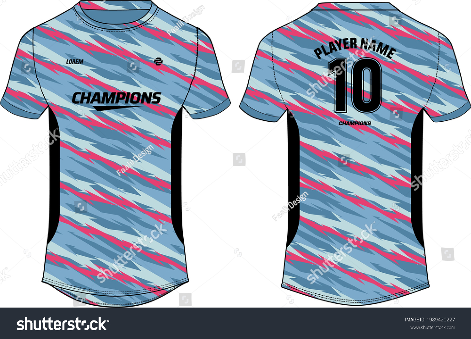 Camouflage Sports Jersey T Shirt Design Stock Vector (Royalty Free ...