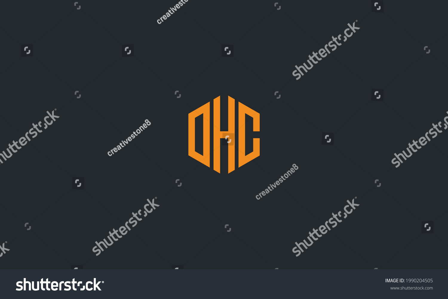 Letters Ohc Logo Design Coh Logo Stock Vector Royalty Free 1990204505