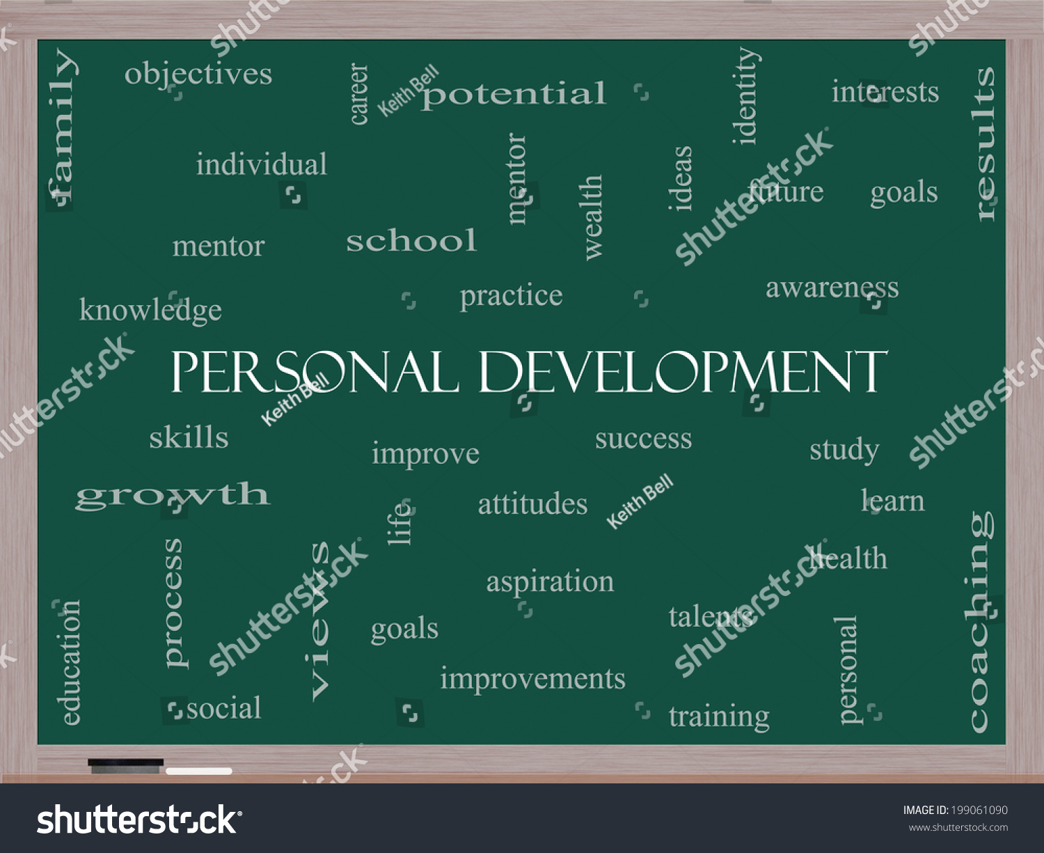 Personal Development Word Cloud Concept On Stock Illustration 199061090 ...