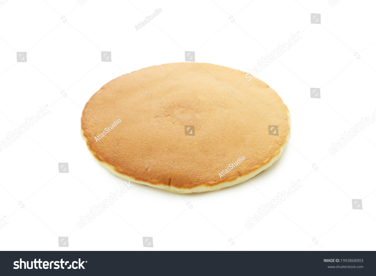 single pancake clipart