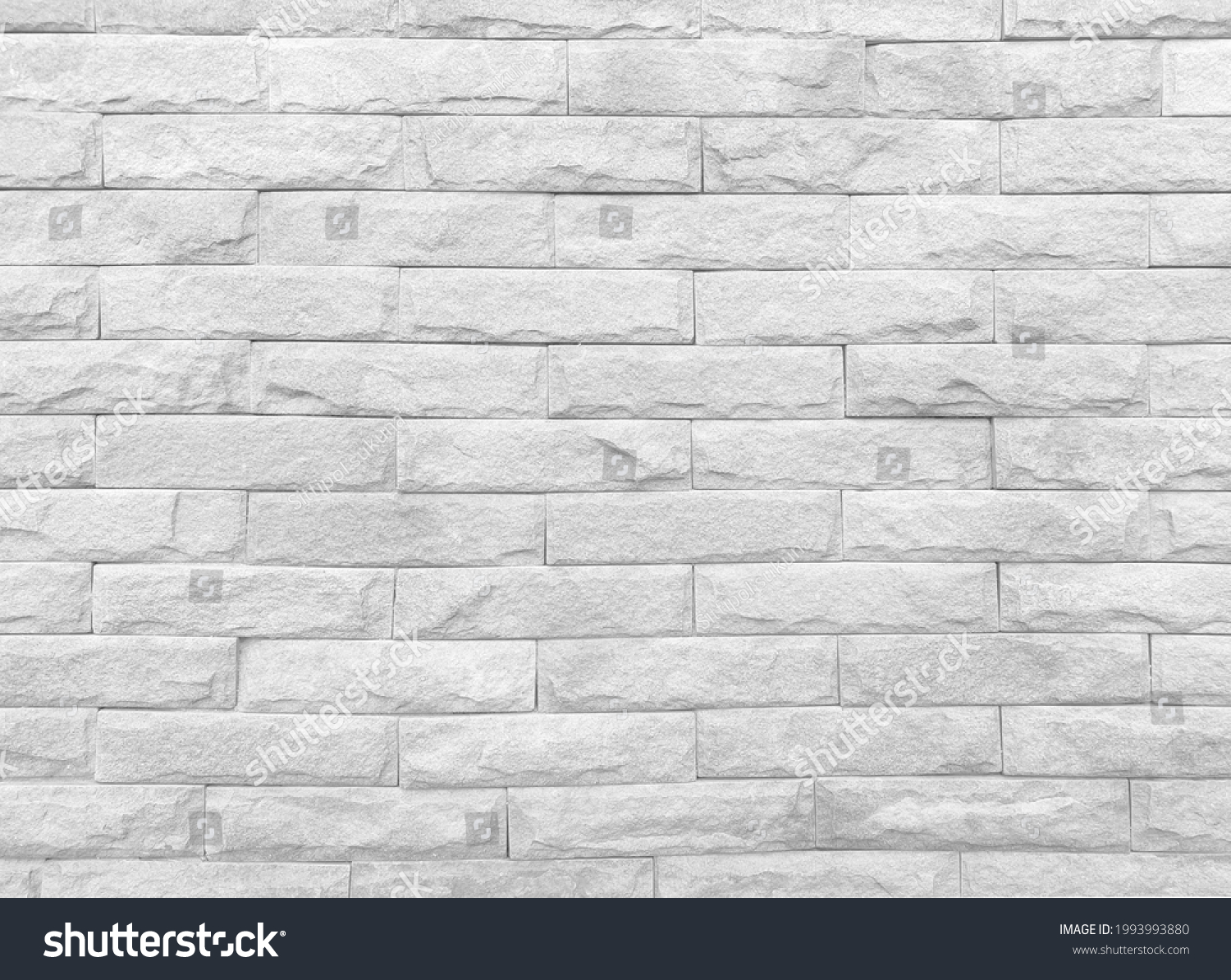 Seamless Texture White Stone Wall Rough Stock Photo 1993993880 ...