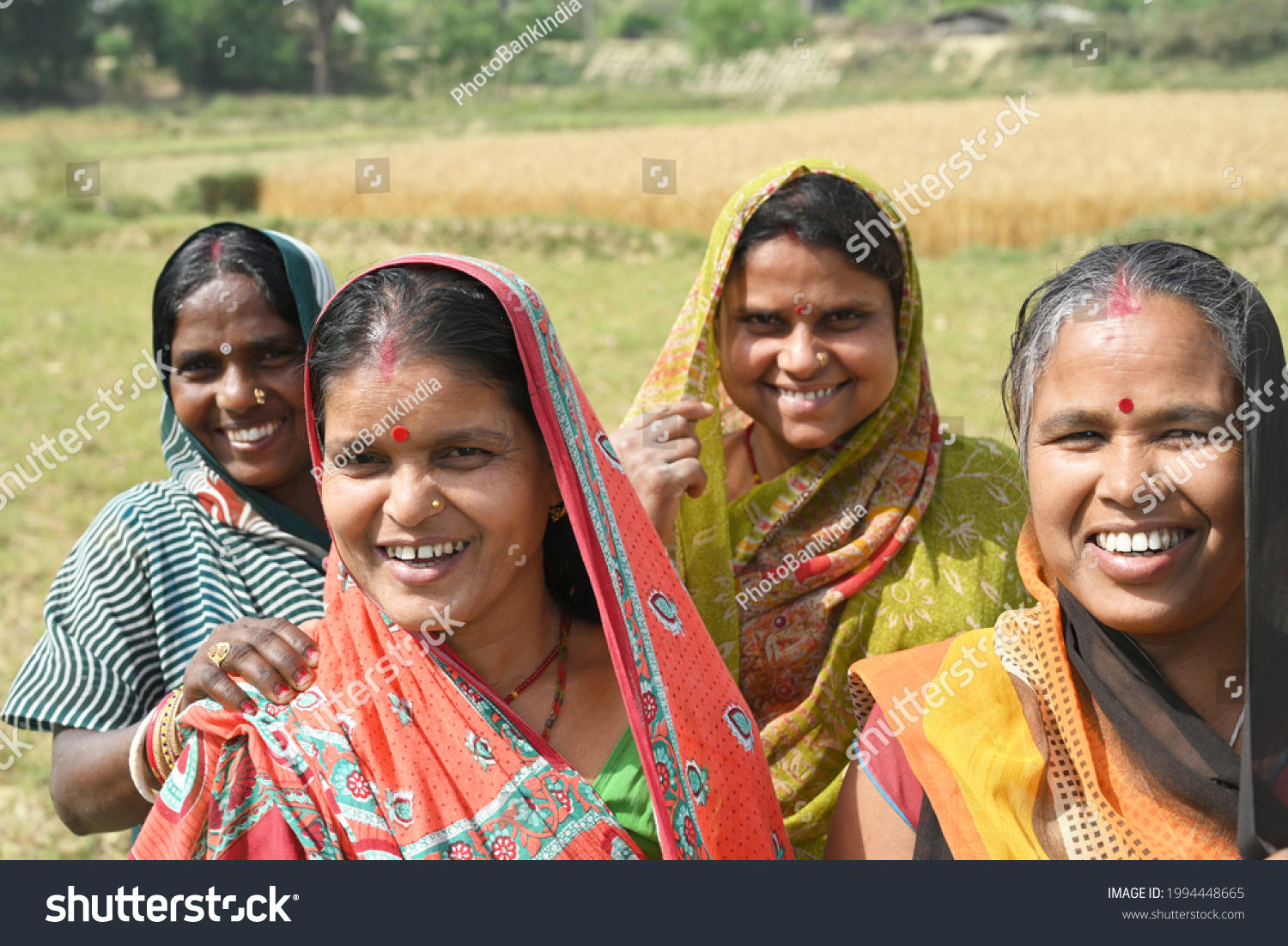 Four Indian Women Doing Their Work Stock Photo 1994448665 | Shutterstock