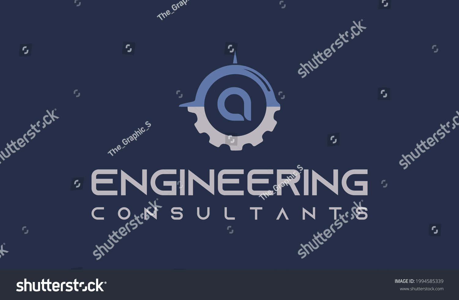 Engineering Construction Consultancy Minimal Logo Stock Vector (Royalty ...