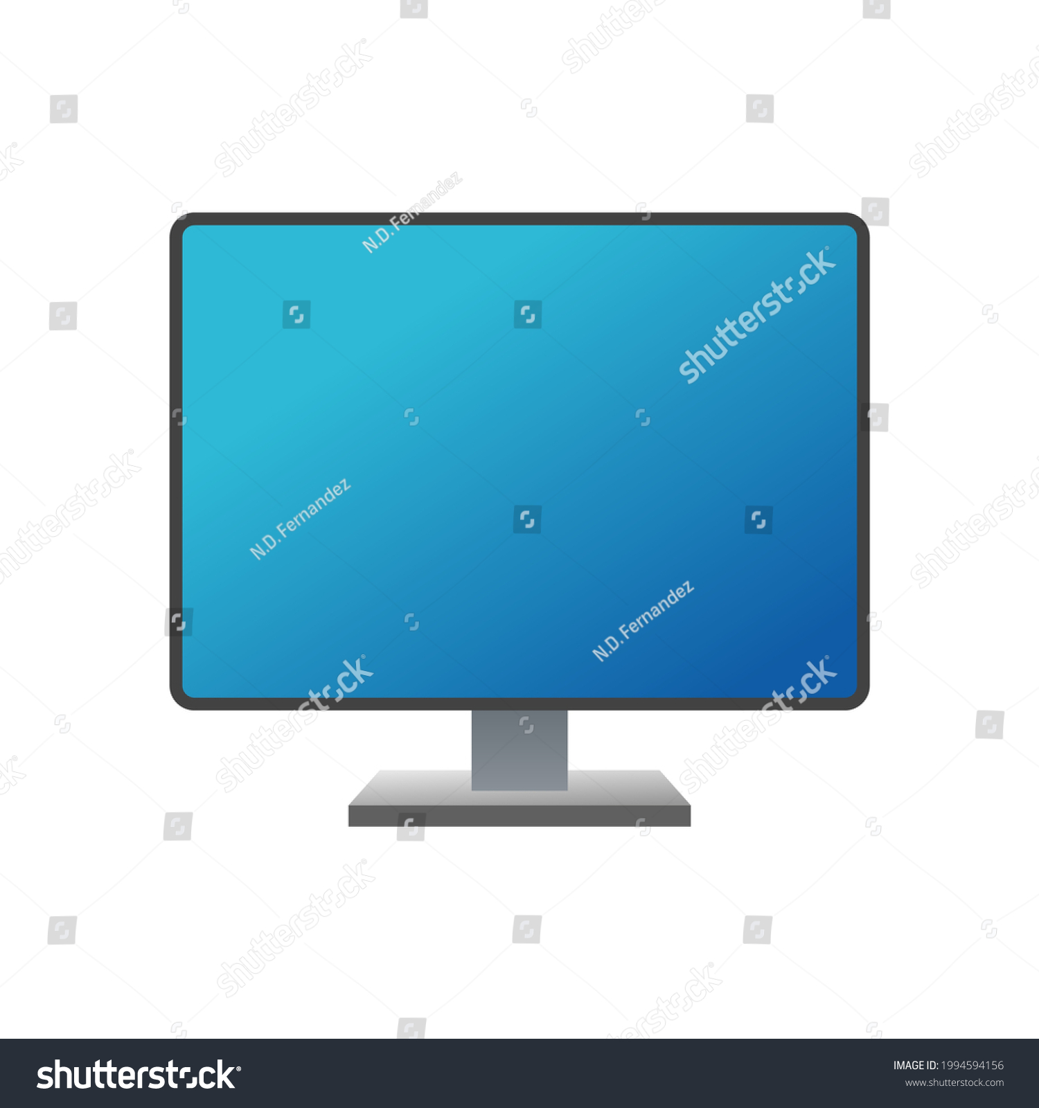 My Computer Icon Desktop Icons Pack Stock Vector (Royalty Free ...