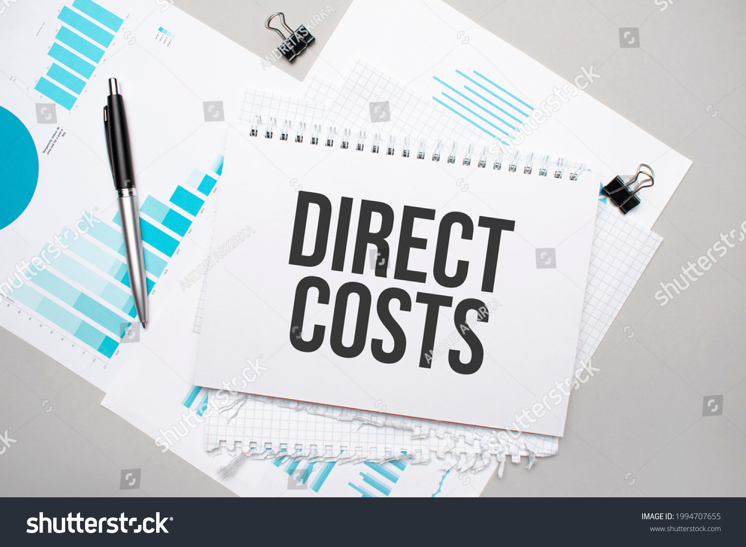 Paper Plate Text Direct Costs Diagram Stock Photo 1994707655 | Shutterstock