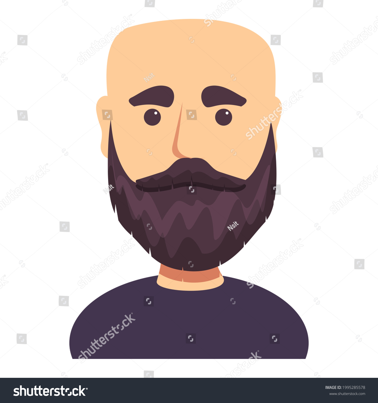 50,861 Bald Beard Images, Stock Photos & Vectors | Shutterstock