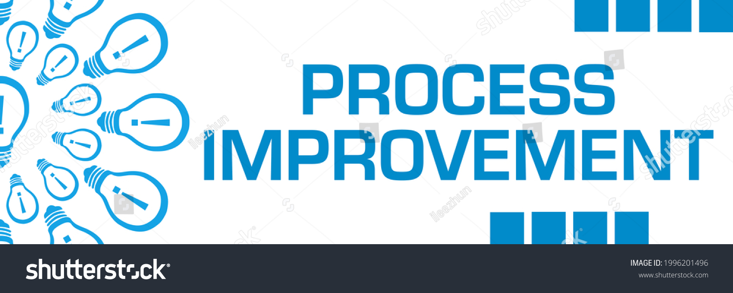 Process Improvement Concept Image Text Related Stock Illustration ...